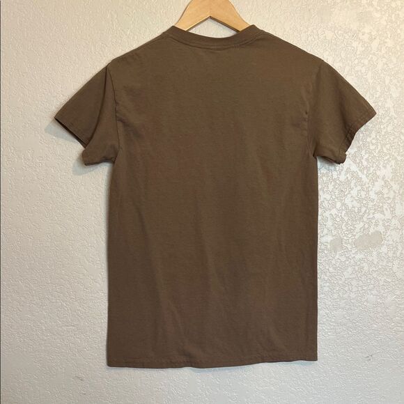 Johnny Cash Brown Graphic T-Shirt - Picture 5 of 7